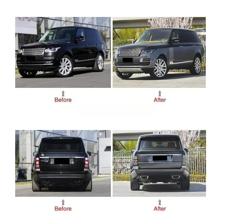 For RR vogue 2013-2017 Upgrade to 2018-2022 SVA Version Old Upgrade to New  Front and Rear Bumper Completely Body Kit